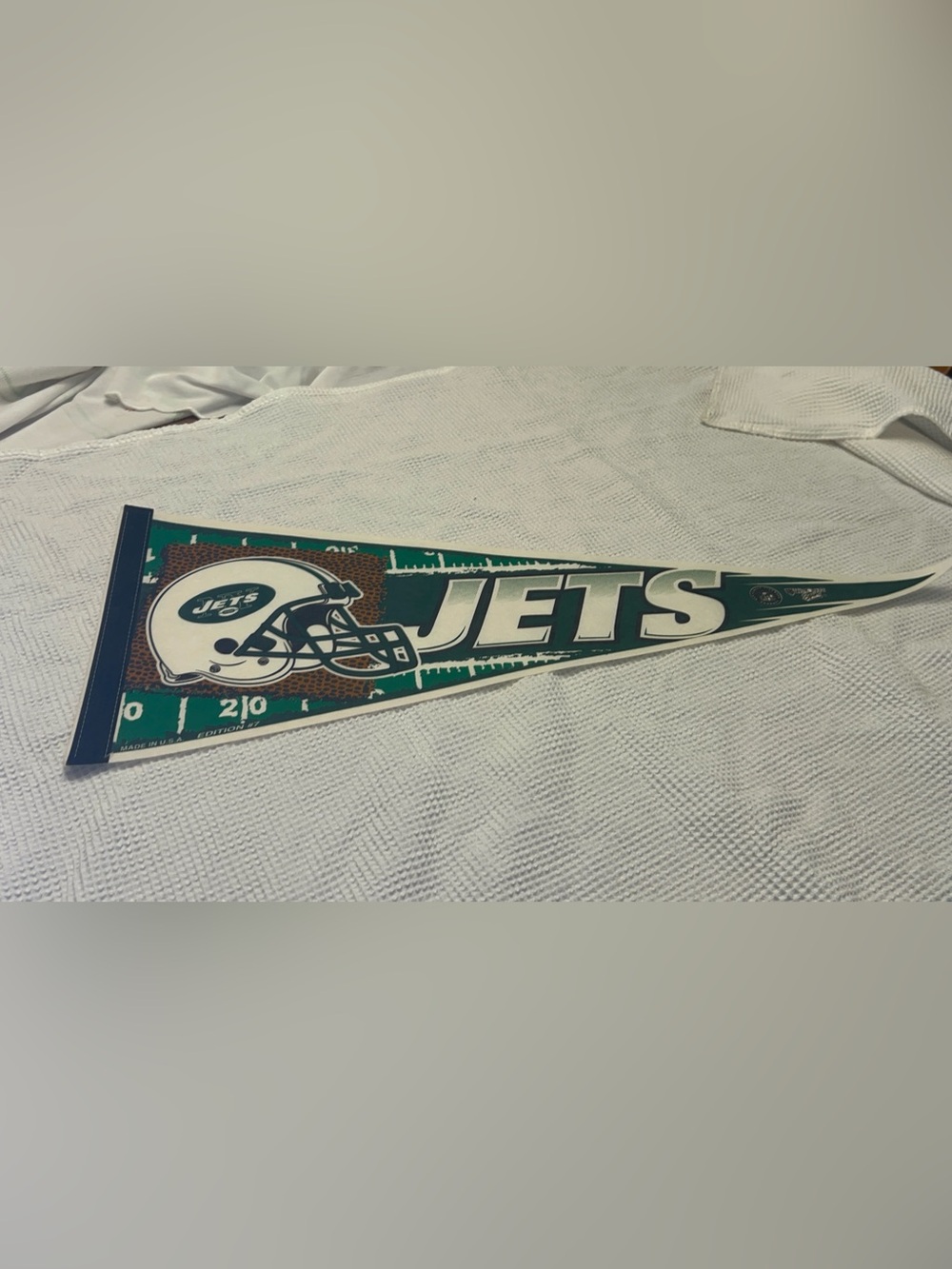 New York Jets "Edition #7" helmet pennant Vintage WinCraft